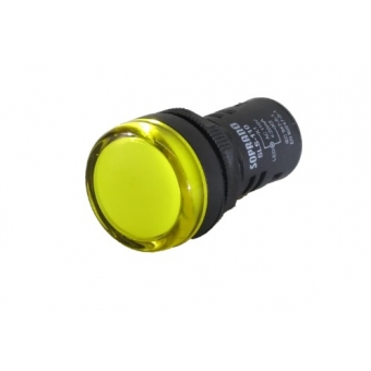 Sinaleiro Monobloco Led 220V Amarelo - Soprano#SIMONLEX#