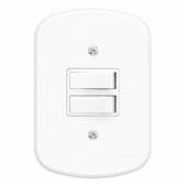 Fame Blanc Interruptor 2S Simples#SIMONLEX#