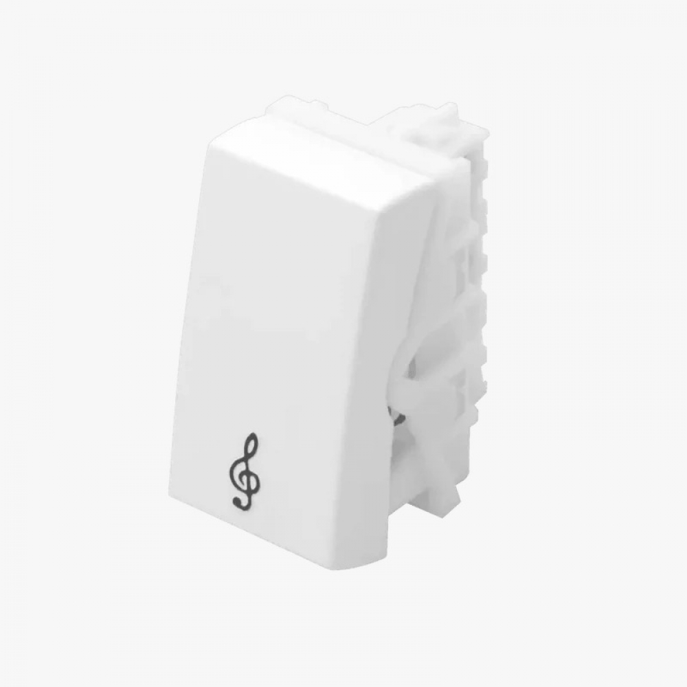 Fame Modulo Interruptor Pulsador 16A Modulare / Evidence / Blanc+#SIMONLEX#