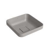 DECA CUBA SOBREPOR QUADRADA 30CM CINZA ANTRACITE#SIM#