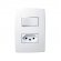 Conjunto Interruptor Simples+Tomada 10A Pial Plus - Legrand#SIMONLEX#
