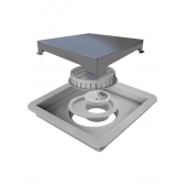 Ralo Linear 15X15 cm Square Tampa Inox#SIMONLEX#