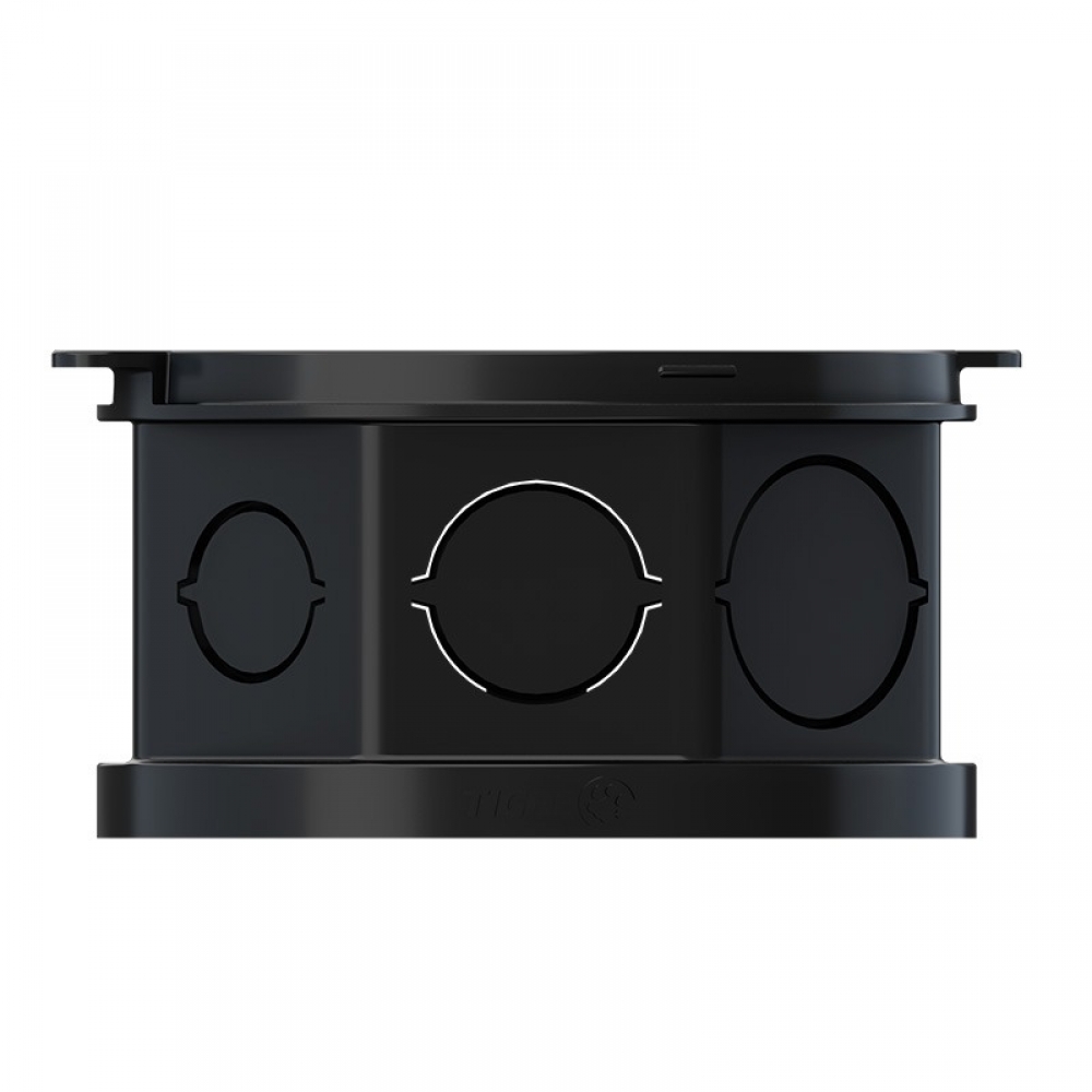 Caixa Octogonal pvc 4 X 4  Preta - Tigre#SIMONLEX#