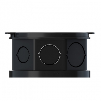 Caixa Octogonal pvc 4 X 4  Preta - Tigre#SIMONLEX#