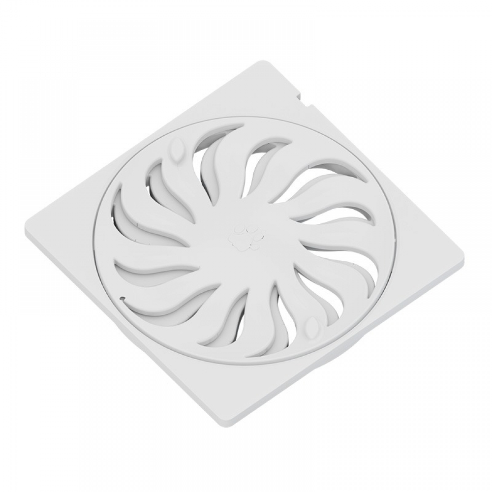 Grelha Abre e Fecha DN100 Quadrada Branca - Tigre#SIMONLEX#