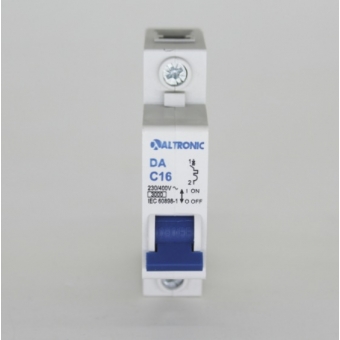 Disjuntor Unipolar Din C 16A 3kA - Tron#SIMONLEX#