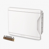 Quadro de Distribuição de Pvc Embutir Branco 6/8 Disjuntores Com Barramento - Krona#SIMONLEX#