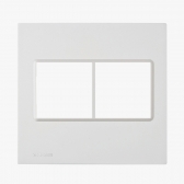 Placa 4x4 2 Modulo Duplos S/Suporte Delta - Soprano#SIMONLEX#