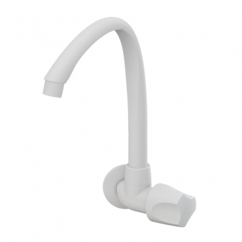 Torneira Cozinha Parede Alta Móvel Orbe Branca 1/2-3/4 - Tigre#SIMONLEX#