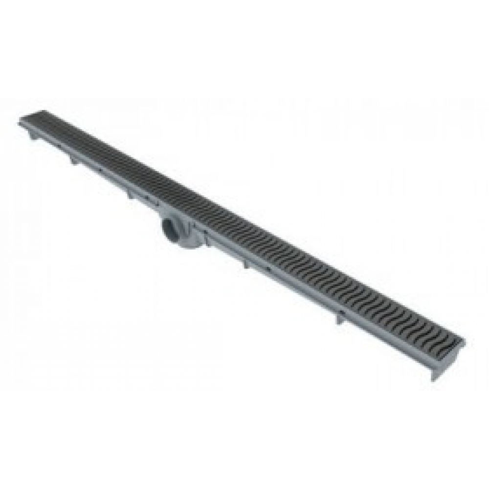 Ralo Linear 90cm Grelha Cinza - Tigre#SIMONLEX#