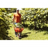 Carrinho de Mão C/Caçamba Funda Plástica 55 L, Braço Metálico - Tramontina#SIMONLEX#