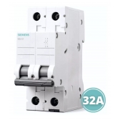 Disjuntor 5SL Din B Bipolar 32A - Siemens#SIMONLEX#