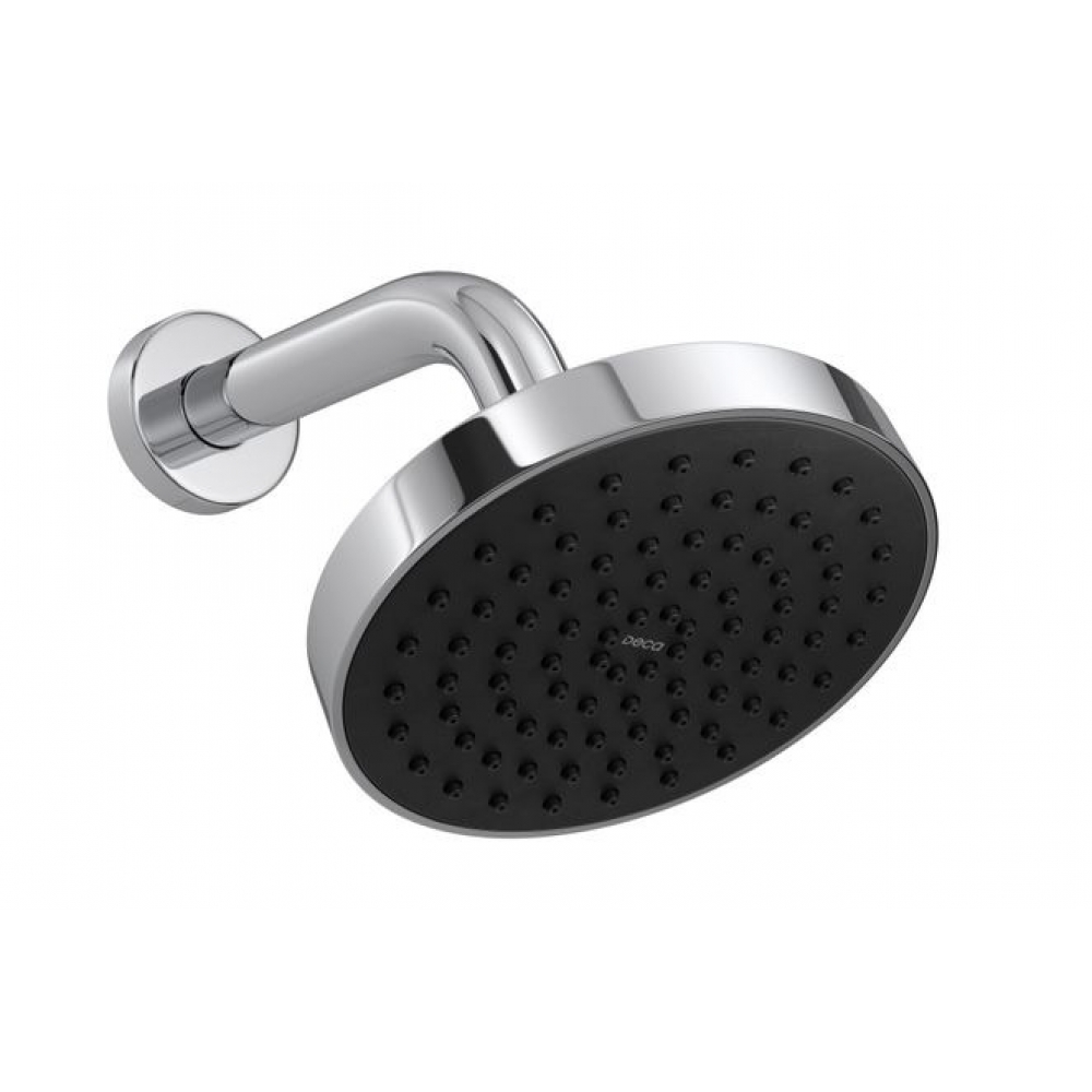 Chuveiro Redondo de Parede Flex 126mm - Cromado - Deca#SIM#