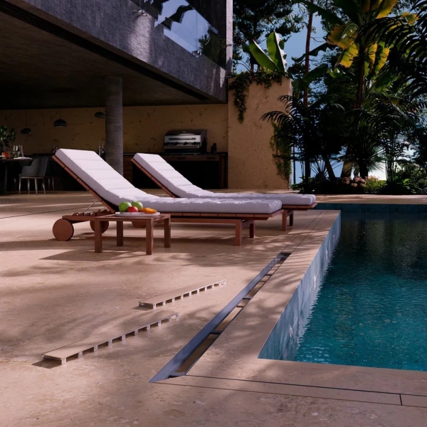 Ralo Linear 120cm Infinity Pvc Tampa Oculta#SIMONLEX#