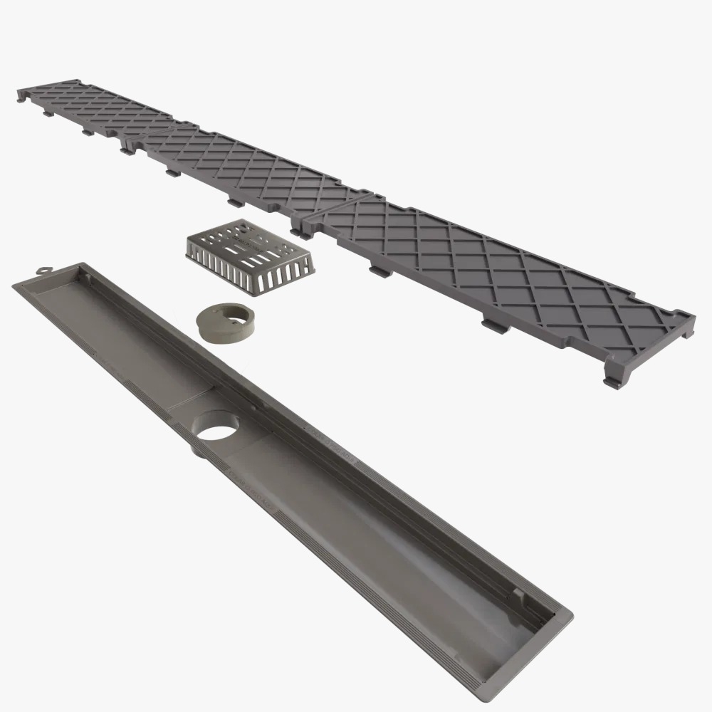 Ralo Linear 75cm  Pvc Seco Saida Central Ocuto - Novii#SIMONLEX#