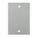 Placa 1 Módulo Para Piso 4x2 Inox - Olivo#SIMONLEX#