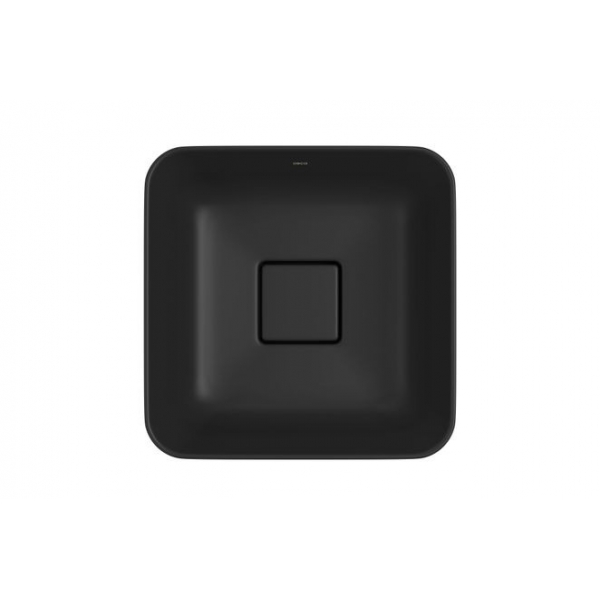 Cuba Slim De Sobrepor Quadrada 30cm Ébano Fosco - Deca#SIM#