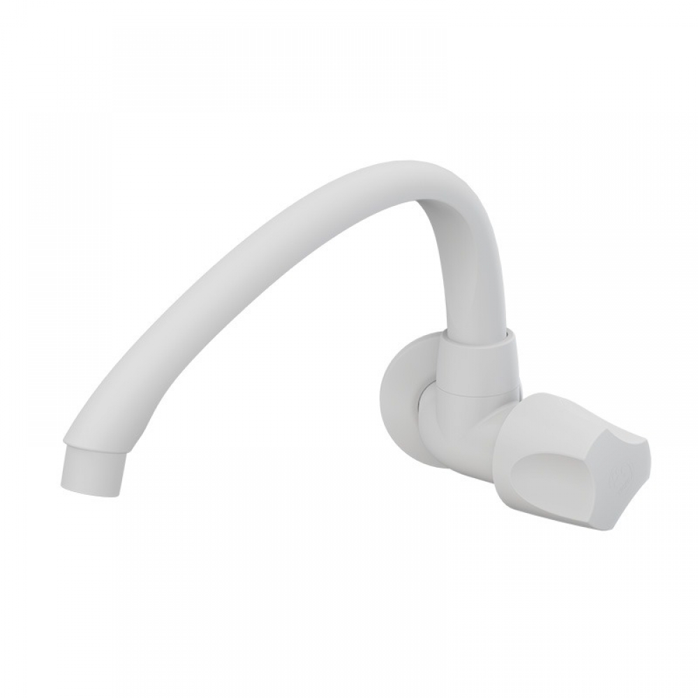 Torneira Cozinha Parede Horizontal Orbe Branca 1/2-3/4 - Tigre#SIMONLEX#