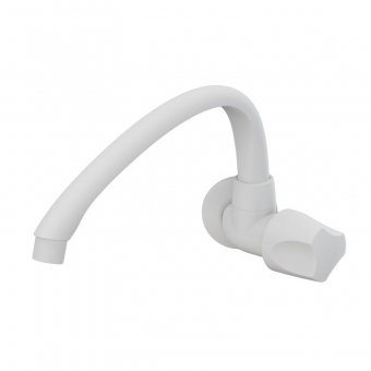 Torneira Cozinha Parede Horizontal Orbe Branca 1/2-3/4 - Tigre#SIMONLEX#