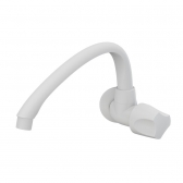 Torneira Cozinha Parede Horizontal Orbe Branca 1/2-3/4 - Tigre#SIMONLEX#