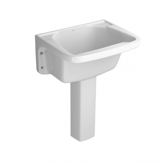 Tanque Grande 600x500mm sem Coluna - Branco - Deca#SIM#