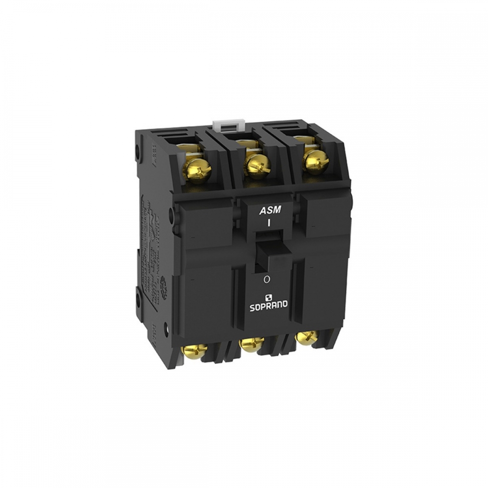 Disjuntor Tripolar 70A Nema B 3kA Asm3 - Soprano#SIMONLEX#