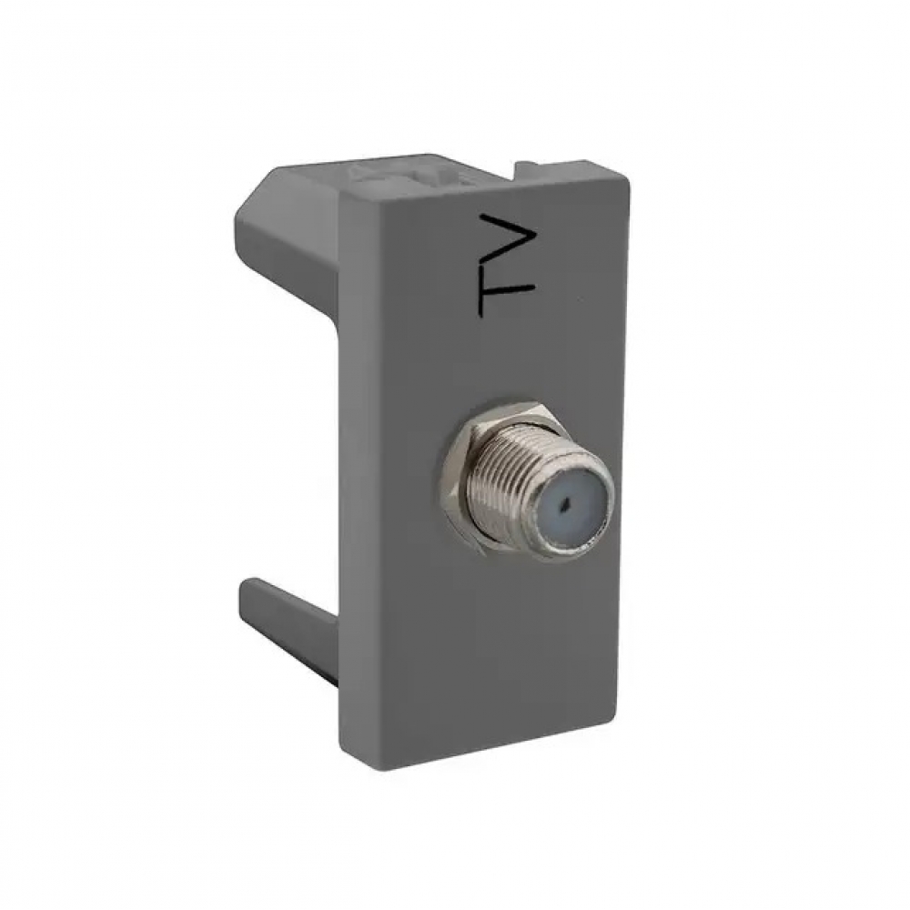 Módulo Tomada Antena TV Pial Plus - Cinza#SIMONLEX#