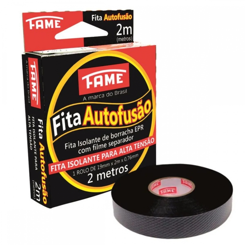 Fita isolante de autofusão 19mm X 2m - Fame#SIMONLEX#