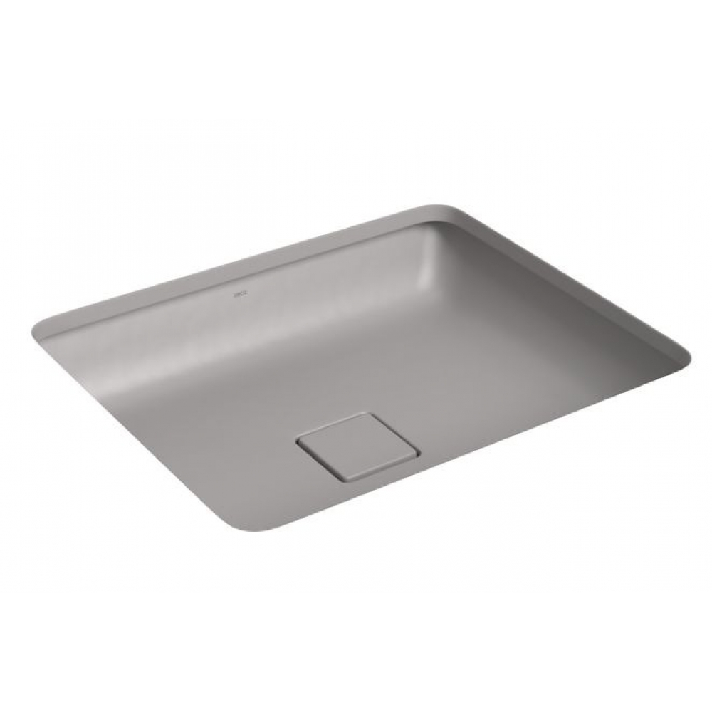 Cuba De Embutir Retangular 50cm Slim - Soft Antracite - Deca#SIM#