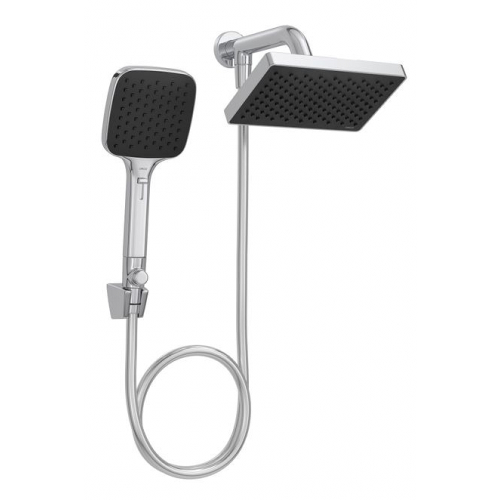 Chuveiro Retangular Parede Com Desviador Flex Plus - Cromado - Deca#SIM#