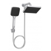 Chuveiro Retangular Parede Com Desviador Flex Plus - Cromado - Deca#SIM#