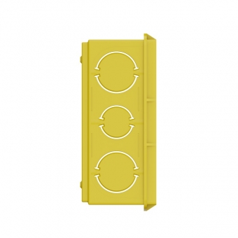 Caixa De Luz pvc 4 X 4 Amarela - Tigre#SIMONLEX#