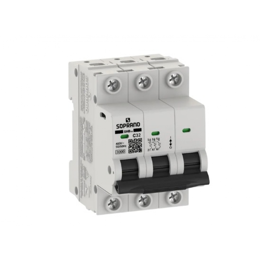 Disjuntor Tripolar DIN 32A 3KA – Soprano#SIMONLEX#