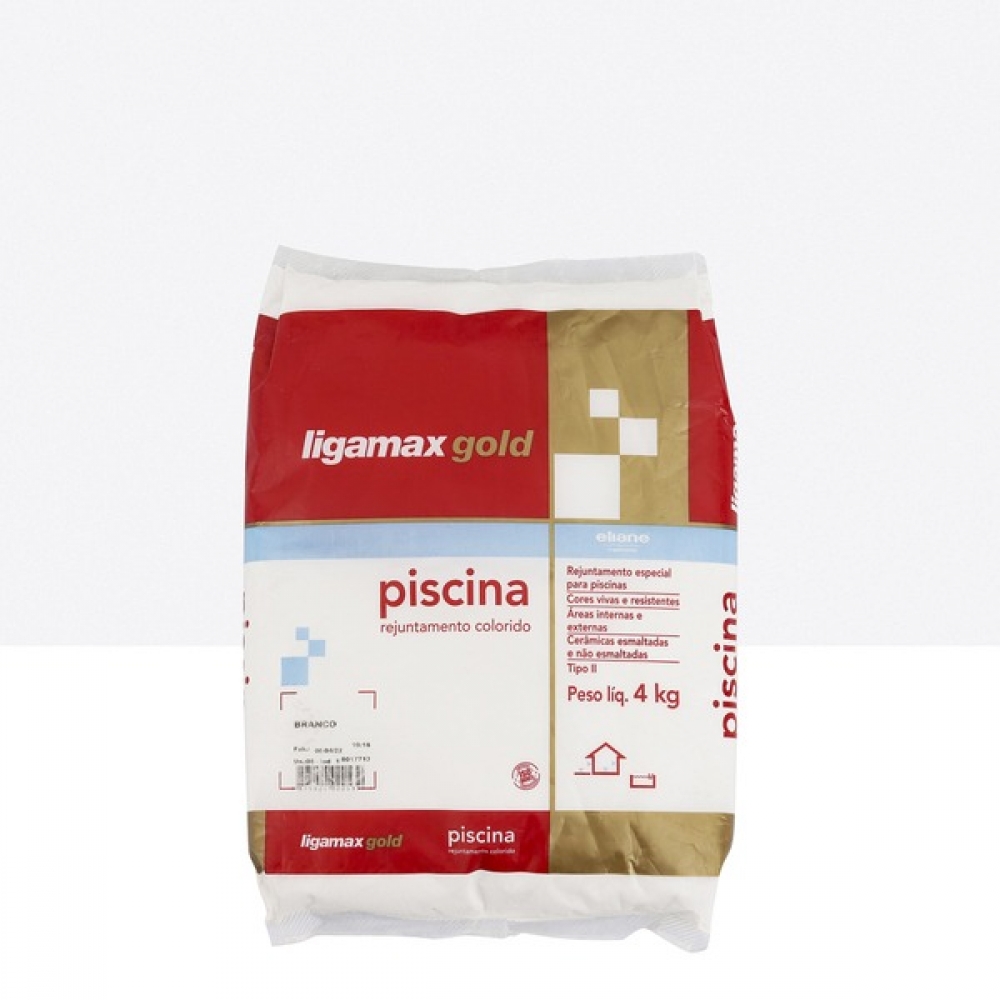 Rejunte Para Piscina Branco 4KG - Eliane#SIMONLEX#