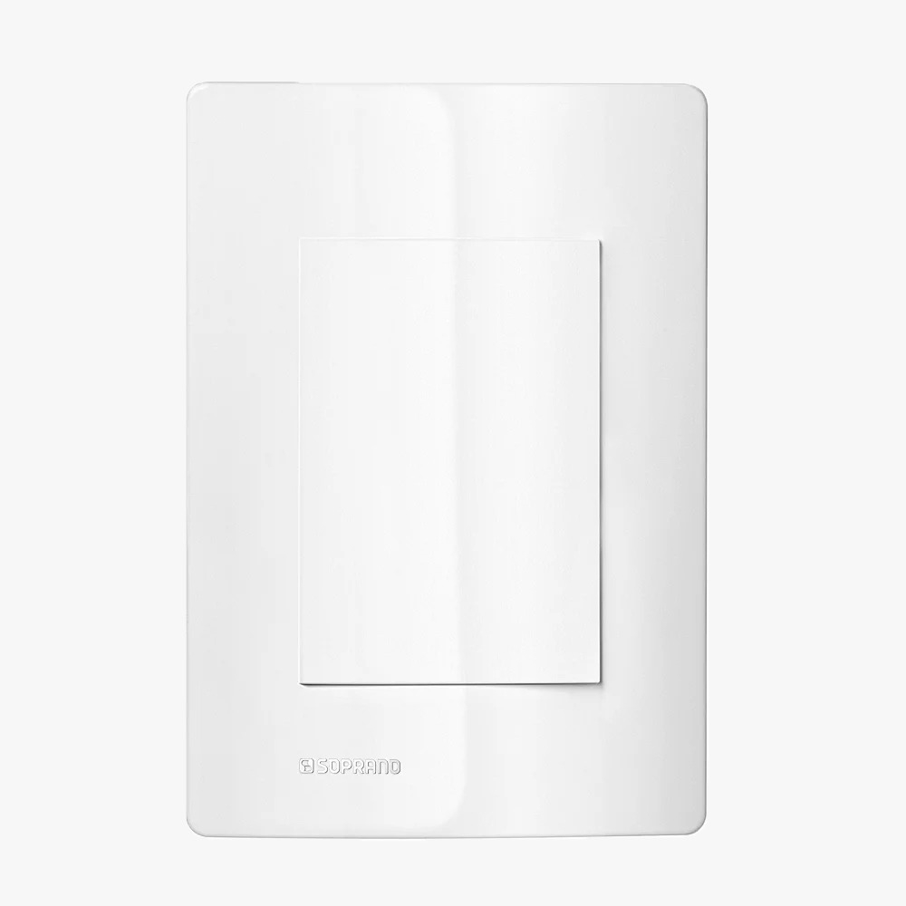 Revita Placa 4X2 Cega + Suporte BR -  Soprano#SIMONLEX#