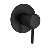 Acabamento Monocomando de Chuveiro Redondo Black Matte Deca#SIM#