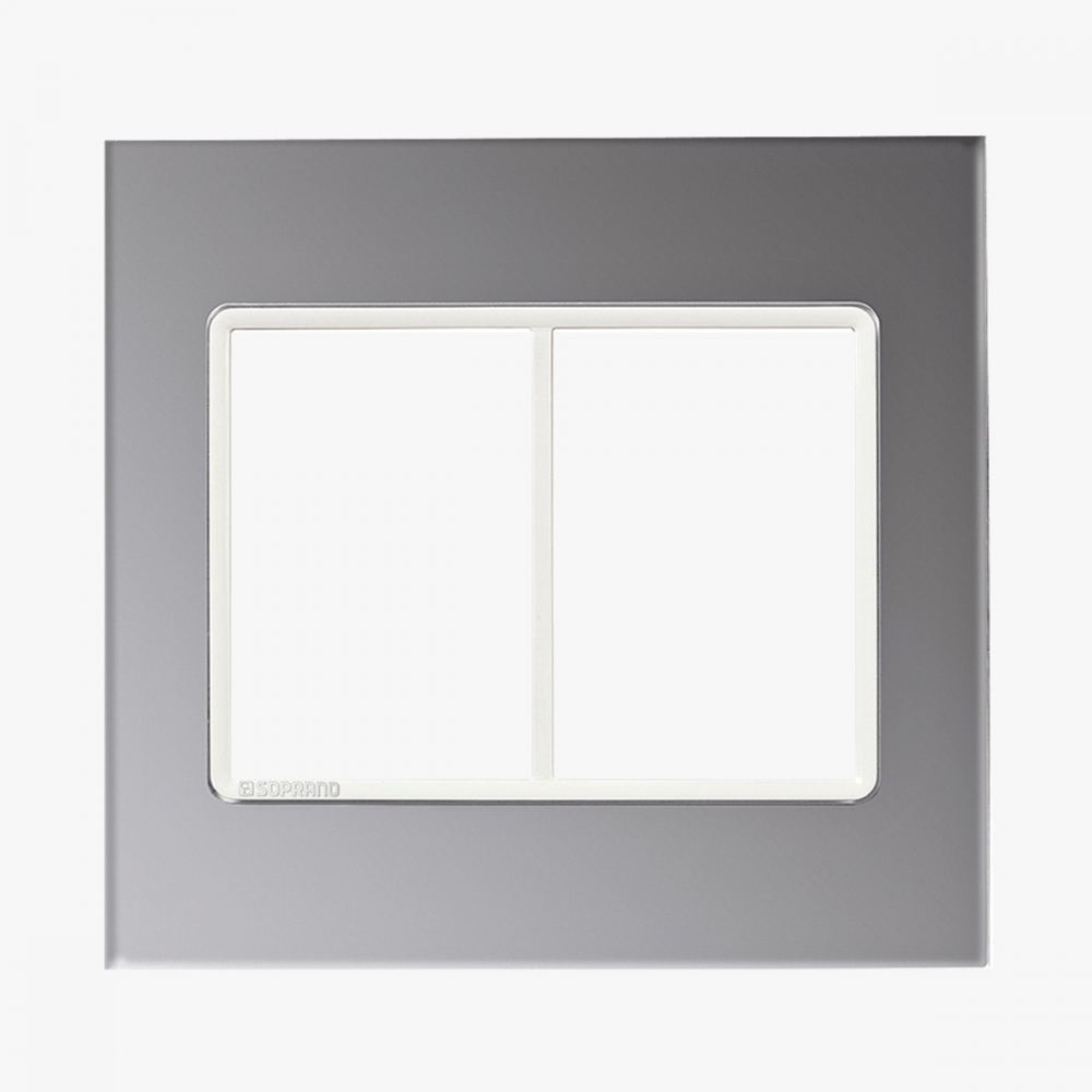 Placa 4x4 6 Modulo Imagem Espelhada Delta - Soprano#SIMONLEX#