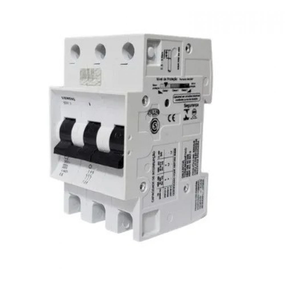 Disjuntor Din C Tripolar 16A 5SX1 - Siemens#SIMONLEX#