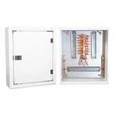 Quadro de Distribuição Acetinado de Chapa Sobrepor Din P/24 Disjun C/Barr 100A -Andaluz#SIMONLEX#