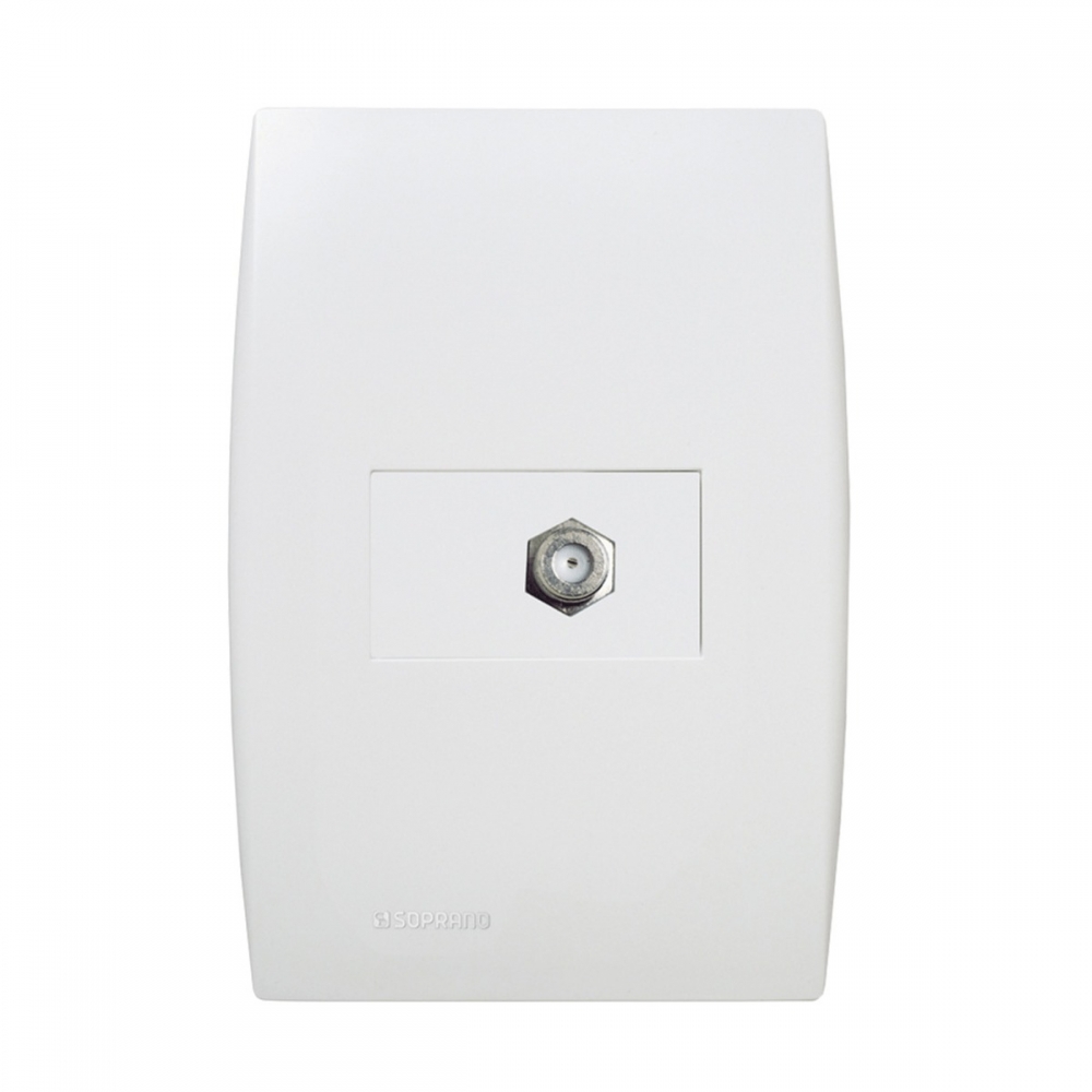 Ilus Tomada Tv Cabo Coaxial - Soprano#SIMONLEX#