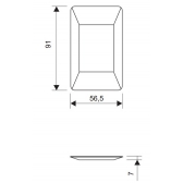 Fame SX Placa Cega#SIMONLEX#