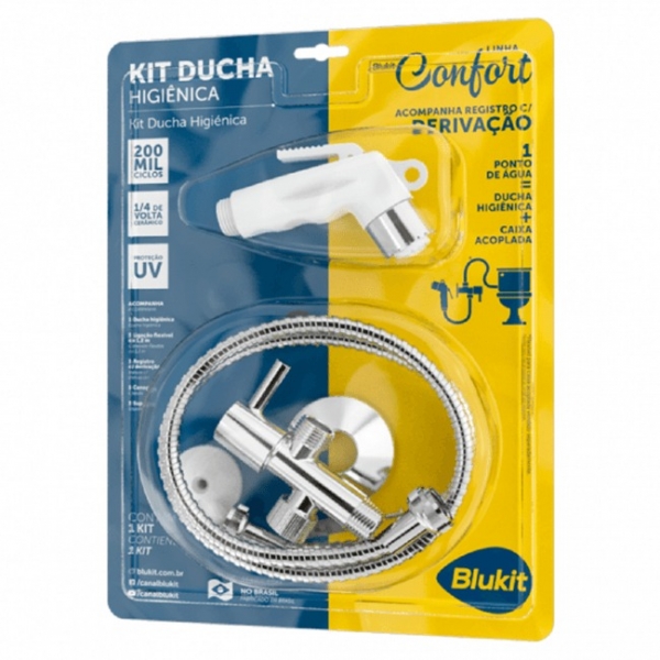 Ducha Higiênica em ABS Branco - Blukit#SIMONLEX#
