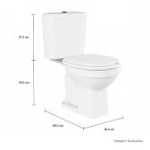 DECA - BACIA + CX ACOPLADA * FAST BR KIT COMPLET#SIM#