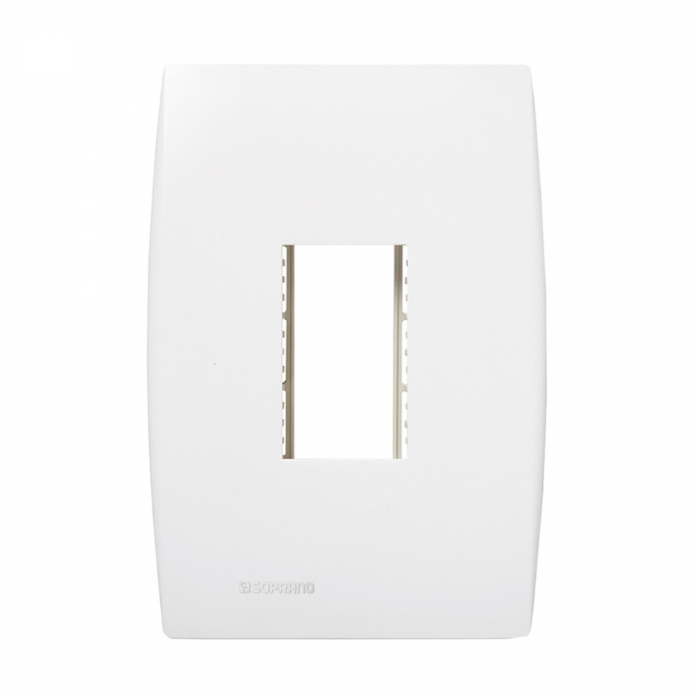 Placa 4x2 1 Modulo Vertical C/Suporte Ilus - Soprano#SIMONLEX#