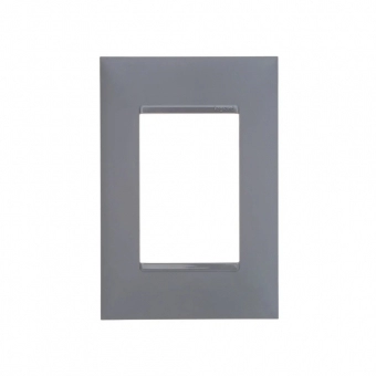 Placa 3 Postos 4x2 Cz Protegido Contra Amarelamento Pial Plus - Acetinado Monocromático#SIMONLEX#