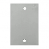 Placa 1 Módulo Para Piso 4x2  Inox - Olivo#SIMONLEX#