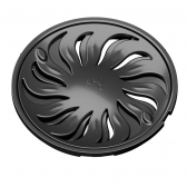 Grelha Abre e Fecha DN100 Redonda Titânio - Tigre#SIMONLEX#