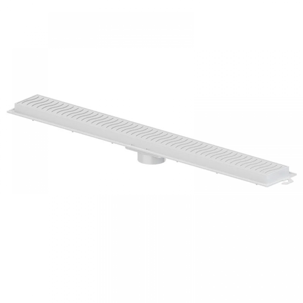 Ralo Linear 50cm Flat Grelha Branca - Tigre#SIMONLEX#