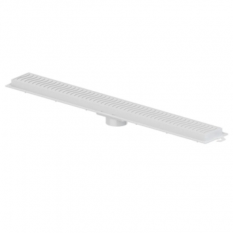 Ralo Linear 50cm Flat Grelha Branca - Tigre#SIMONLEX#