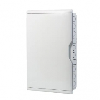 Quadro de Distribuição de Pvc Embutir Branco 27/36 Disjuntores Sem Barramento - Krona#SIMONLEX#